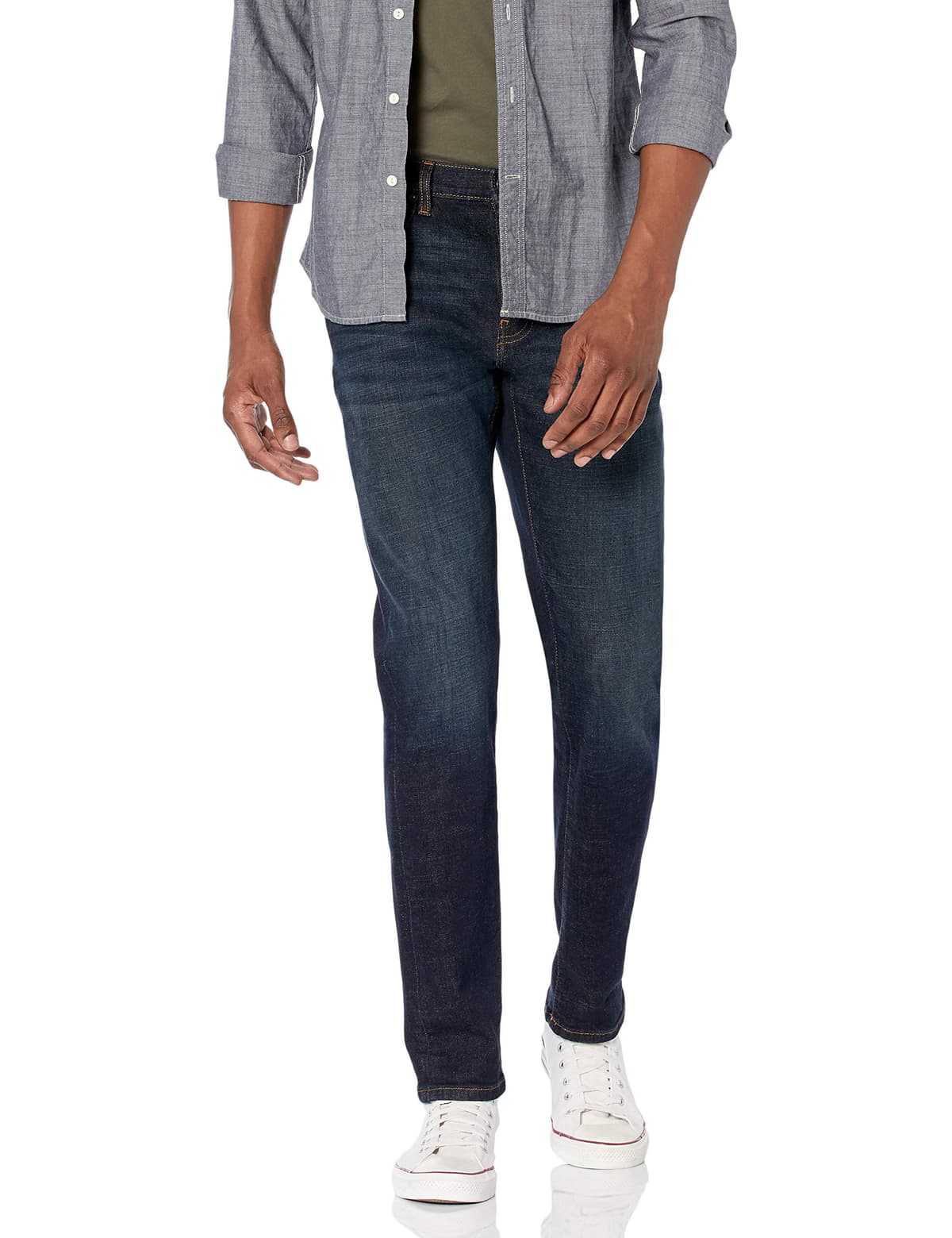 Amazon Essentials Hombre Vaqueros Ajustados - Colores interrumpidos — view 22