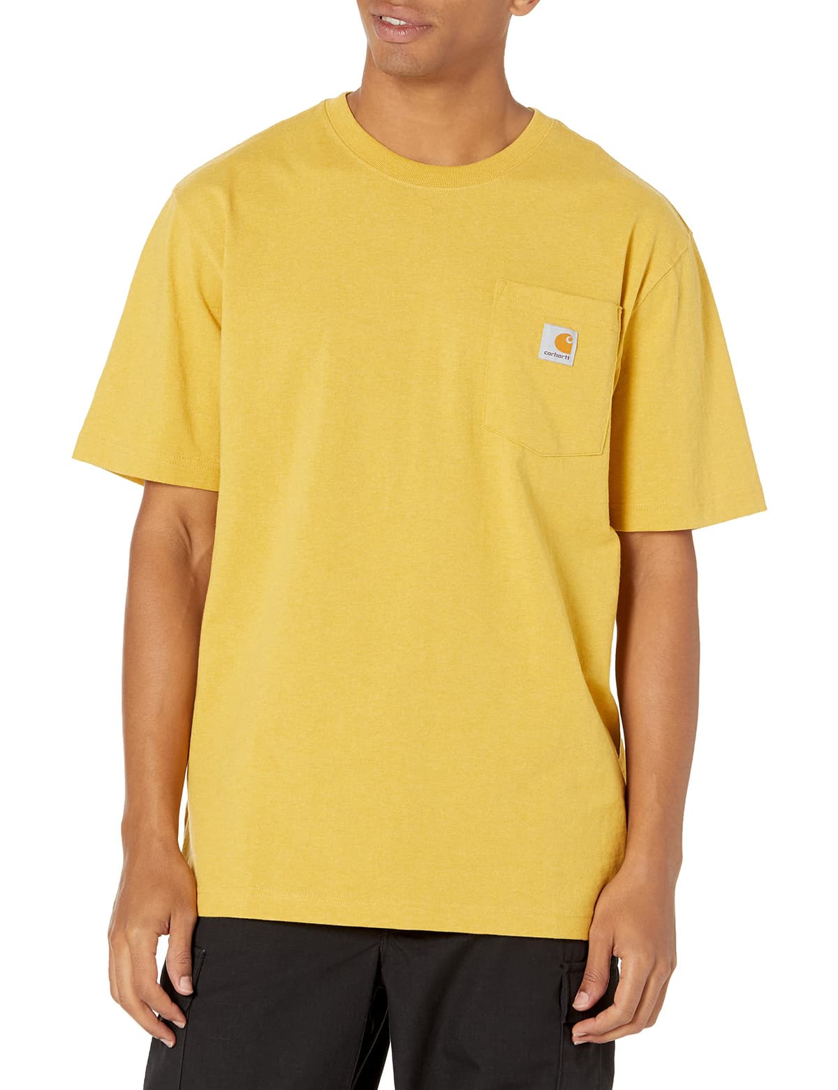 Carhartt Mens Loose Fit Heavyweight Short-Sleeve Pocket T-Shirt (Also Available in Big & Tall) CloseoutWork Utility T-Shirt — view 7