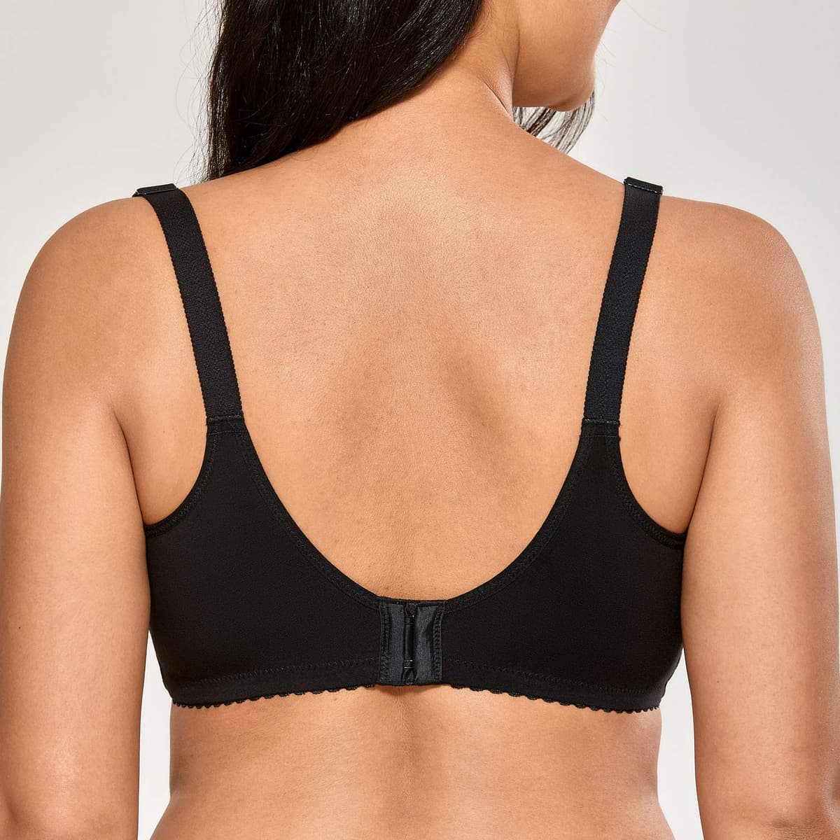 Gratlin Women's Nursing Bras Cotton Plus Size Maternity Wireless Comfort Breastfeeding Bra — view 2
