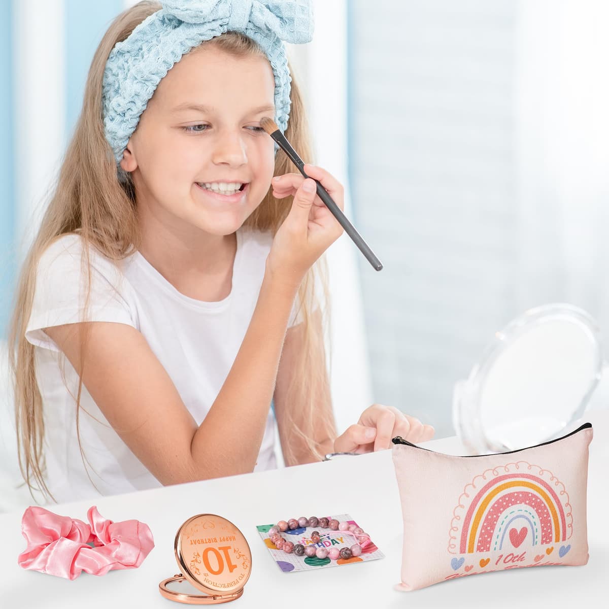 10th Birthday Gifts for Girls,Best Gifts Basket Presents Ideas for Turning 10 Year Old Girls,Happy Sweet 10th Birthday Pamper Hamper Box Kit for Sister Daughter Granddaughter Niece Teenage Teen Her — view 5