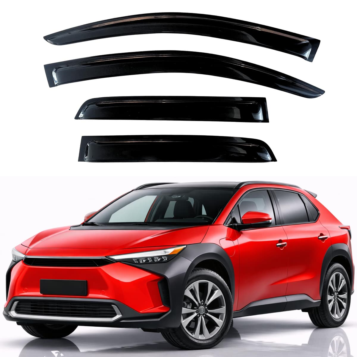 KPY Rain Guards Fit for 2006-2013 Lexus IS250 IS350, Out-Channel Window Visors Vent Wind Deflectors 4PC, Car Accessories for 06-13 Lexus is Series — view 267