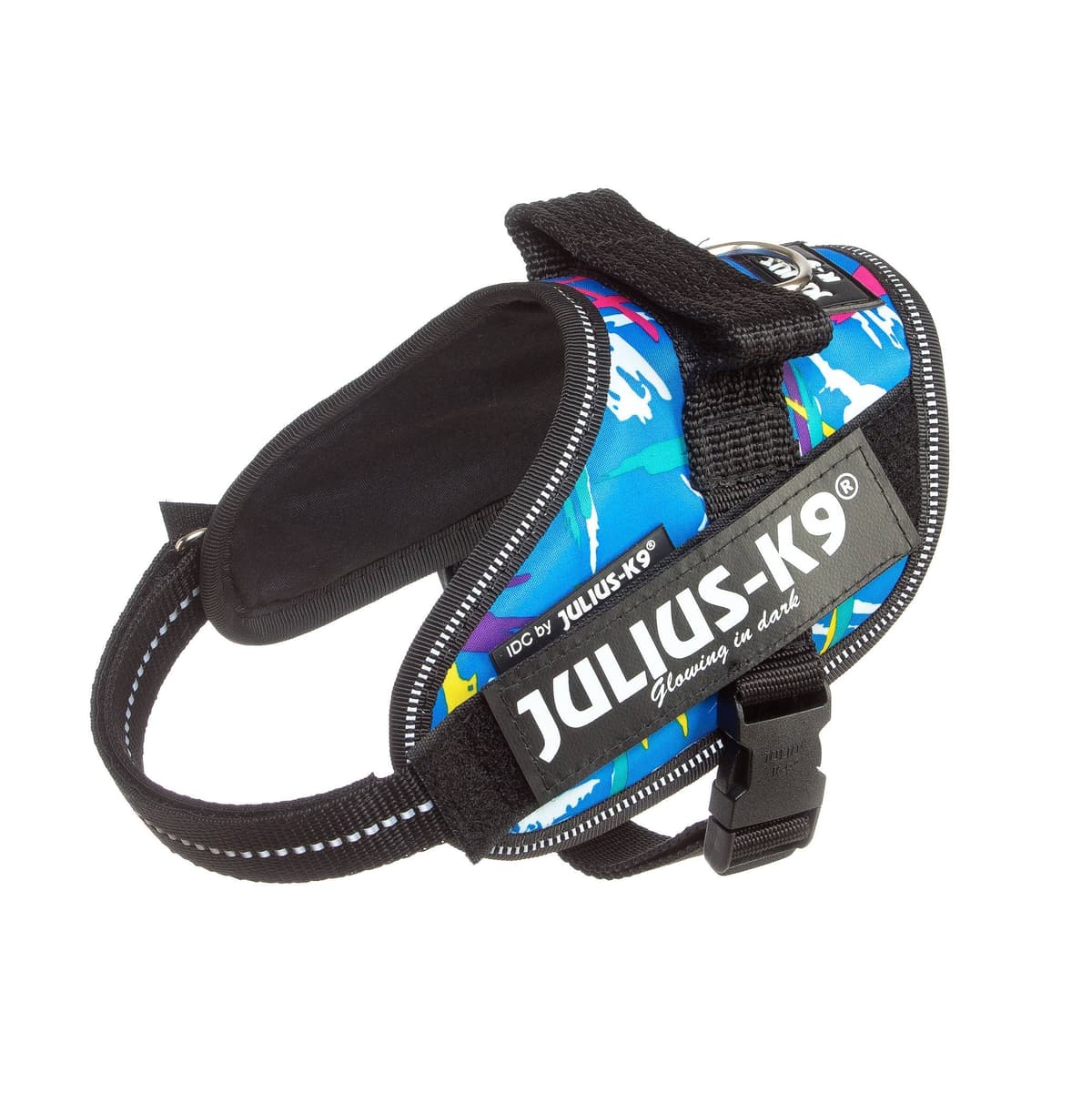 Julius-K9, 16IDC-AM-M, IDC Powerharness, dog harness, Size: Mini, Aquamarine — view 219