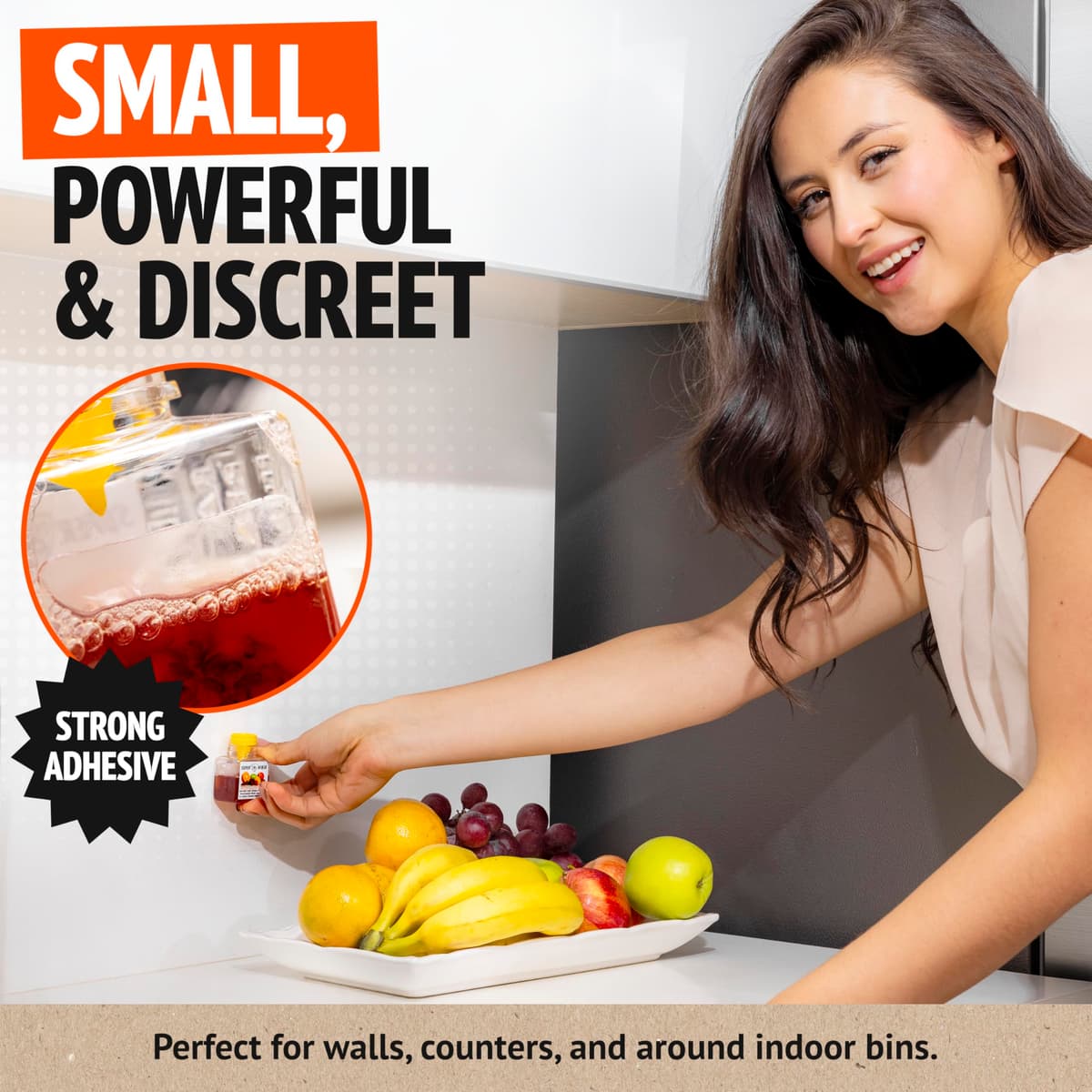 Super Ninja Fruit Fly Trap - 2 pack, Highly Effective Fruit Fly Killer for Home & Kitchen, Up to 3 Weeks of Performance per Bottle, Child & Pet Friendly — view 4