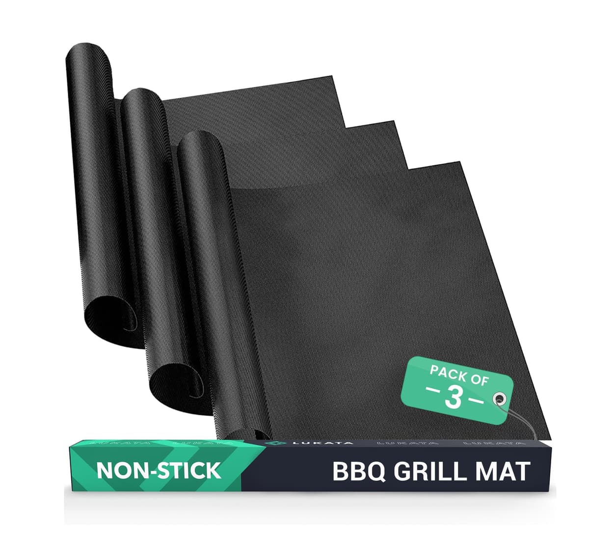 Hoja de Revestimiento de Horno (Paquete de 3) - Protectores de Horno Resistentes antiadherentes Reutilizables Grandes de 50x40 cm para la Parte Inferior de los hornos — view 9