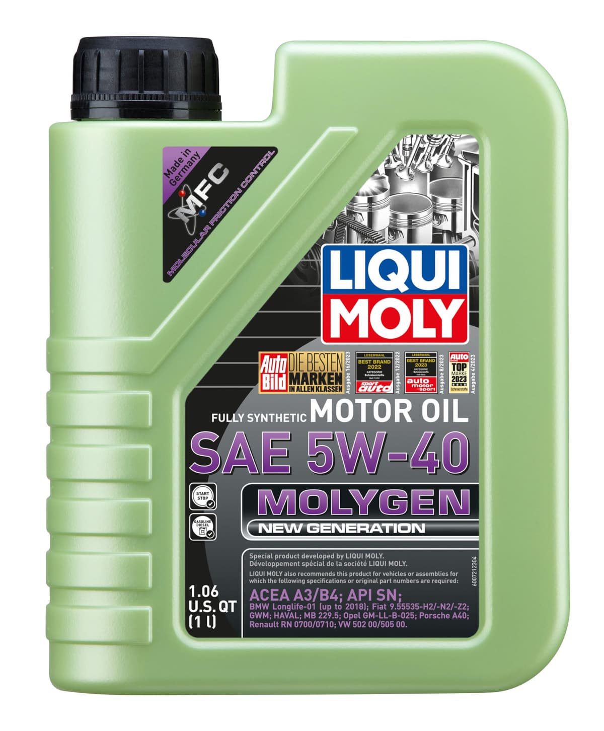 Liqui Moly 20228 Molygen New Generation 5W30 Motor Oil, 5 l, 1 Pack — view 5