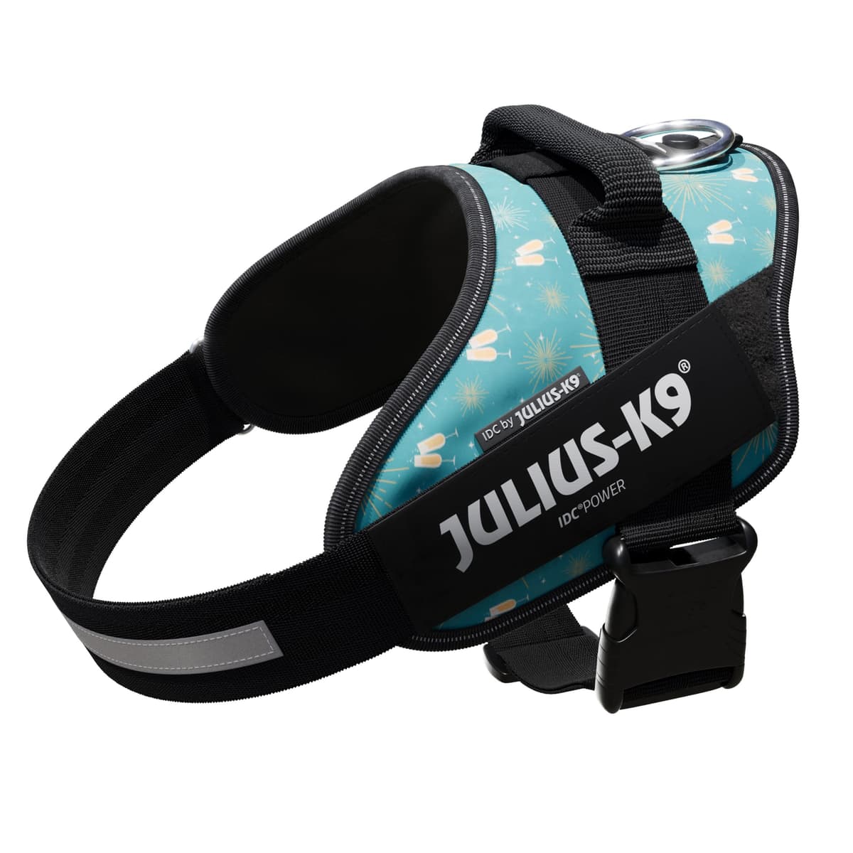 Julius-K9, 16IDC-AM-M, IDC Powerharness, dog harness, Size: Mini, Aquamarine — view 317
