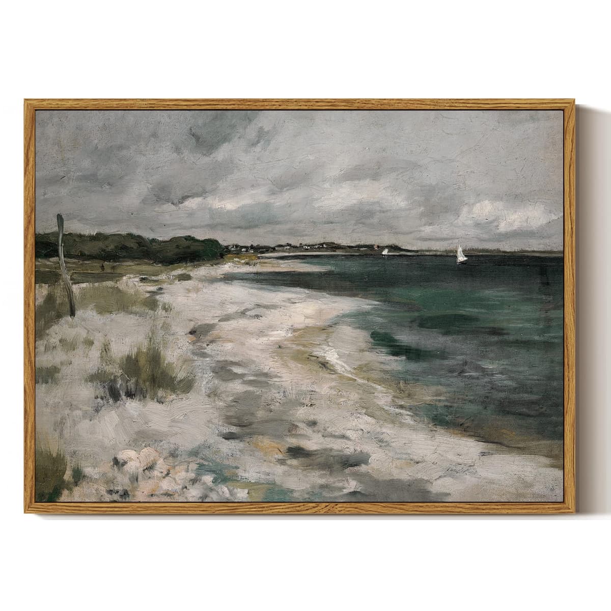 ARPEOTCY Framed Canvas Wall Art Prints, Living Room Hallway Shelf Decor, Grass Landscape Picture Paintings Wall Decor, Vintage Decor for Bedroom Bathroom Table, Aesthetic Room Decor, 20x25cm — view 26