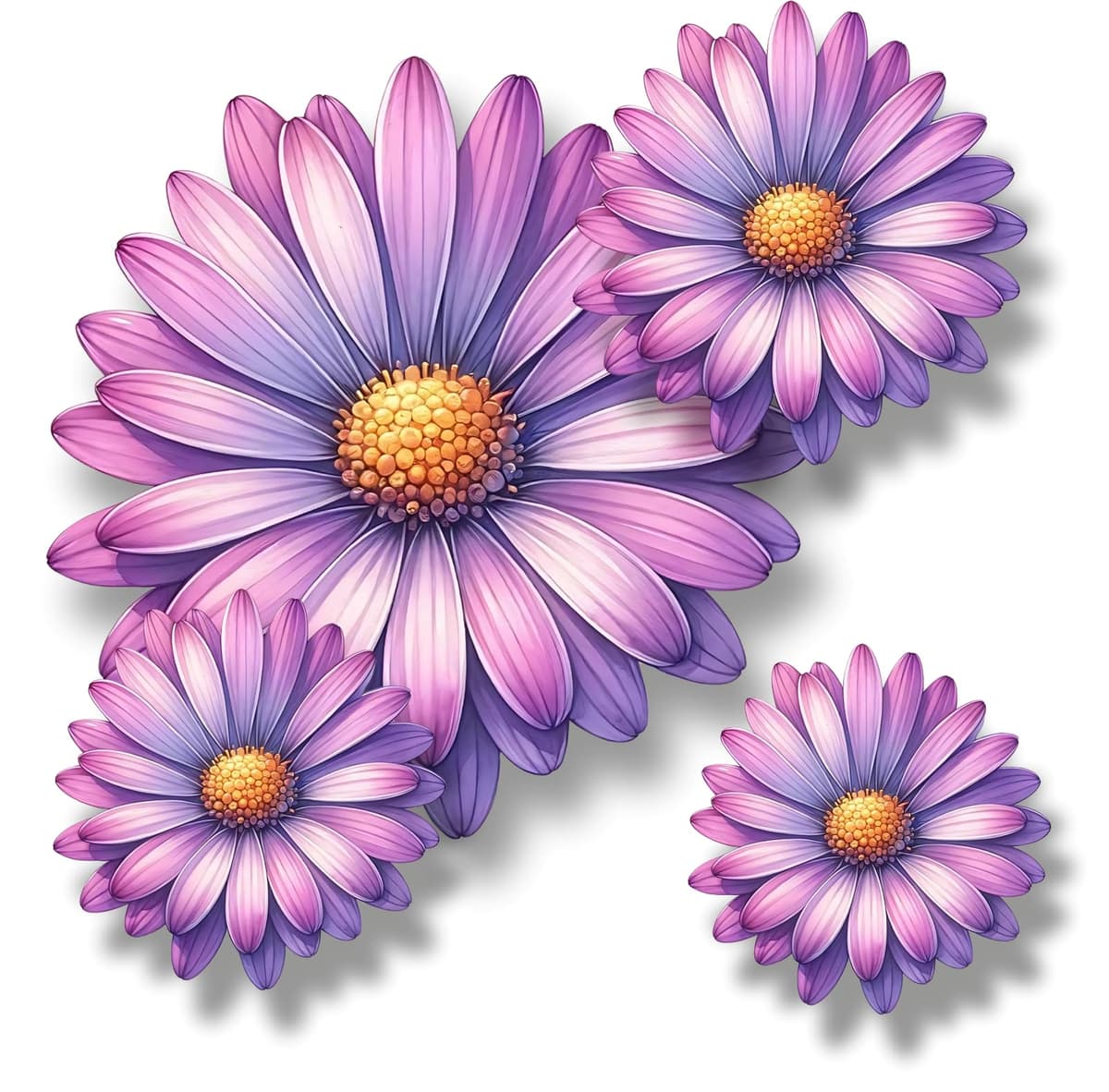 x9 Colourful Daisy Flower Vinyl Sticker, Floral Decal Cover up Marks, Multi-Purpose Ideal for Bin, Car, Laptop, Bike, Wall, Dustbin. Camper Van & More. Weatherproof & Vibrant. (Colourful Daisy) — view 16