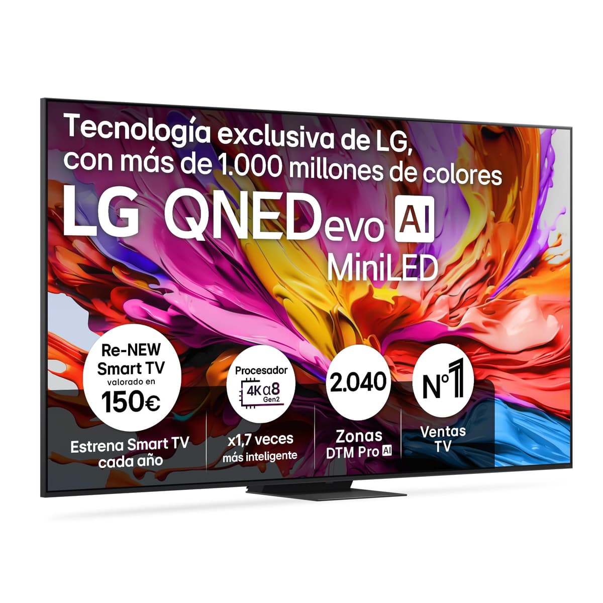 LG 55QNED85A6C - TV 55", 4K QNED EVO, Smart TV, WebOS 25, Procesador Potente e Inteligente, MiniLED AI, Super Upscaling, Dolby Vision y Dilgital Plus, Alexa/Google Assistant, Negro — view 26