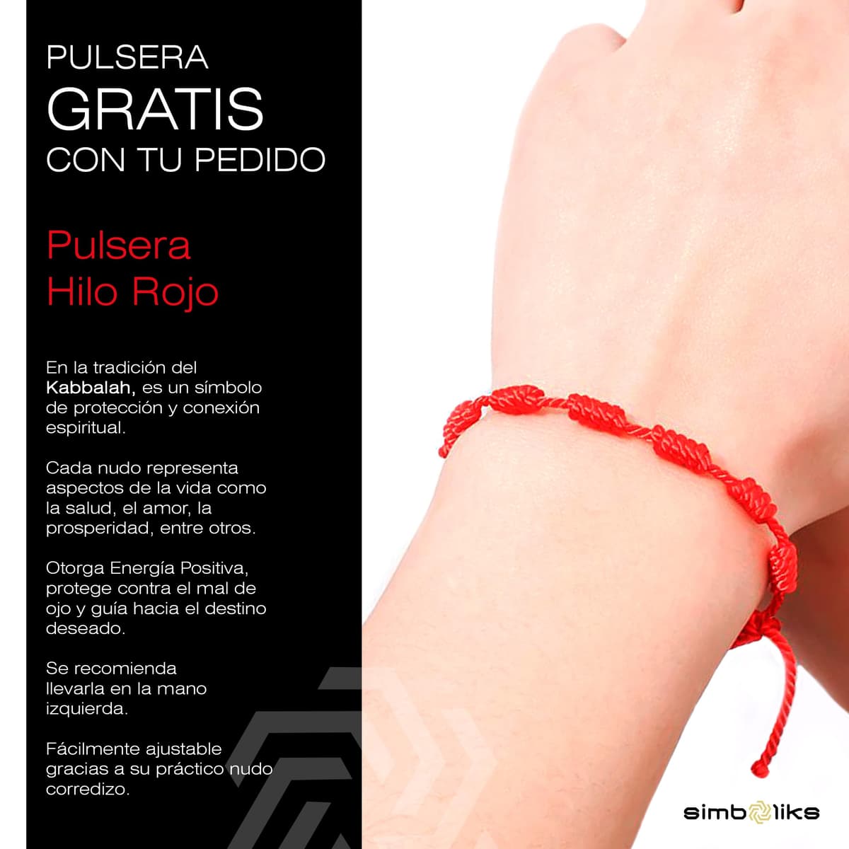 Simboliks Pulsera con Amuletos de acero inoxidable, protección contra el mal de ojo y hechizos, Buena suerte, Brazalete de Bruja, Amuleto de Brujas, Talismán, Protegida contra todo mal — view 3