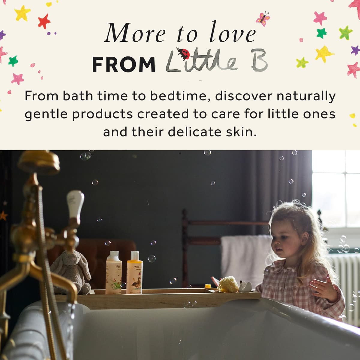 Bramley Little B Mouse Gift Set, Baby & Child Bath & Body Travel Set 3 x 50ml with Hair & Body Wash, Bubble Bath & Body Lotion, Vegan, Suitable from Birth — view 5
