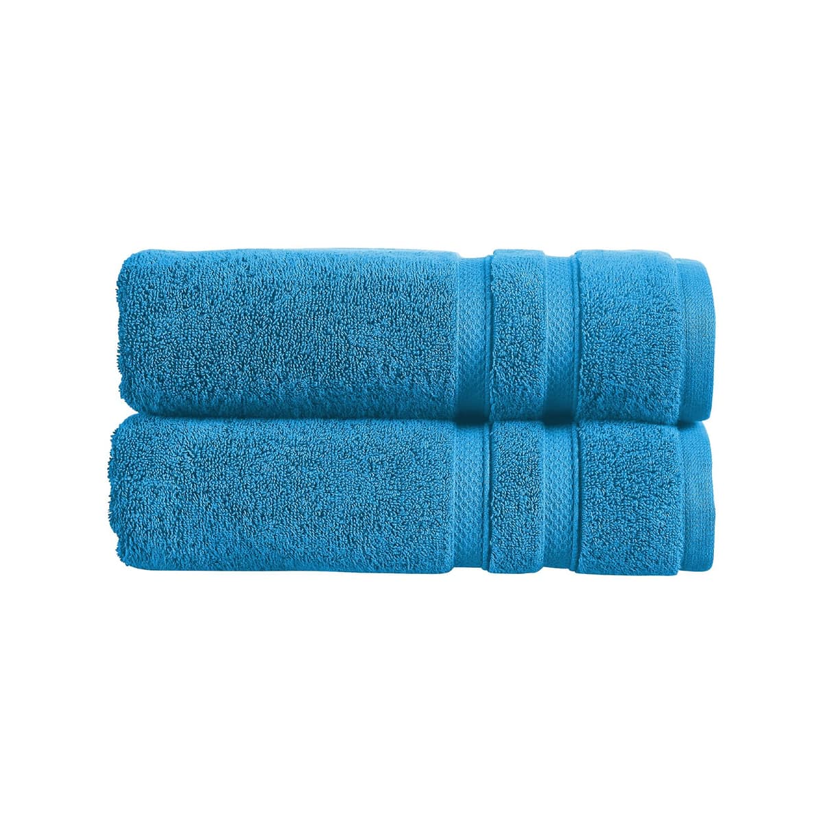 Christy Chroma Bath Towels | Set of 2 | Highly Absorbent Heavyweight 675GSM | Bold and Bright | Soft Velvety Smooth Bathroom Shower Towels | 100% Cotton | Sustainably Made | Ash Grey — view 59