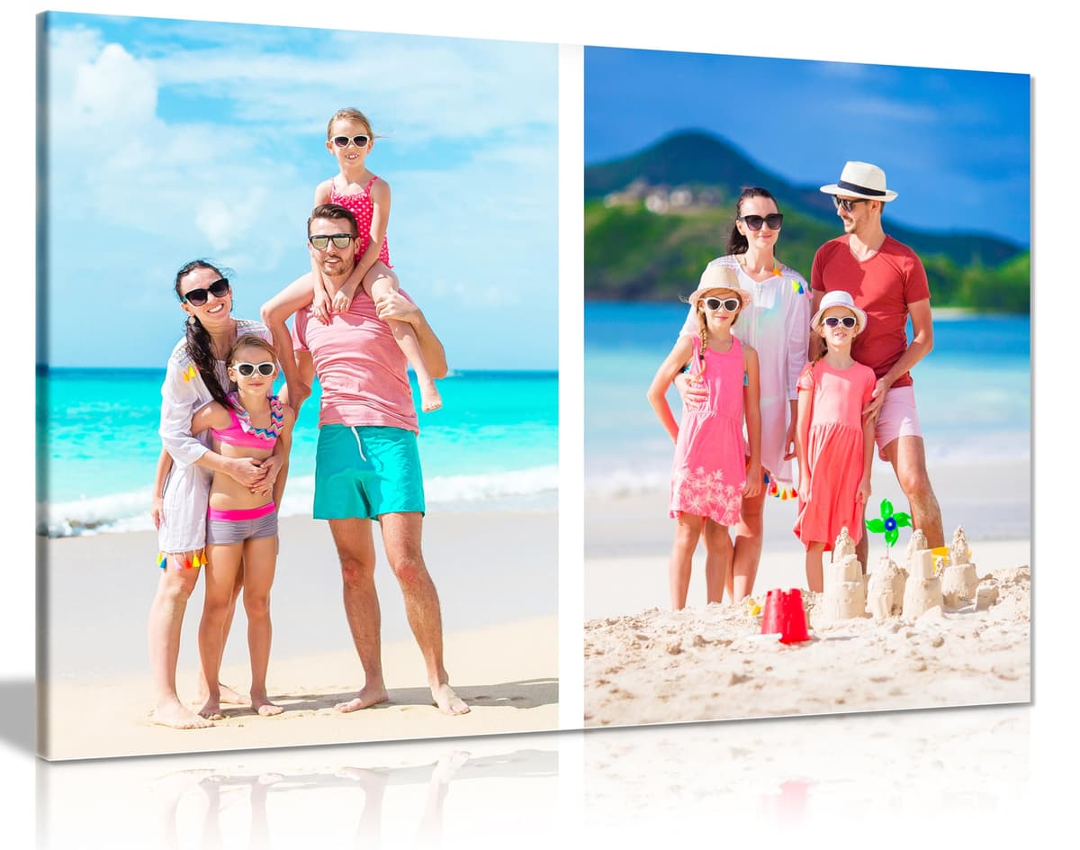1 Photo Portrait Personalised Canvas Print – Custom Photo Wall Art – Multiple Sizes via “Customise Now” – Custom Printed Gift for Home & Occasions — view 9