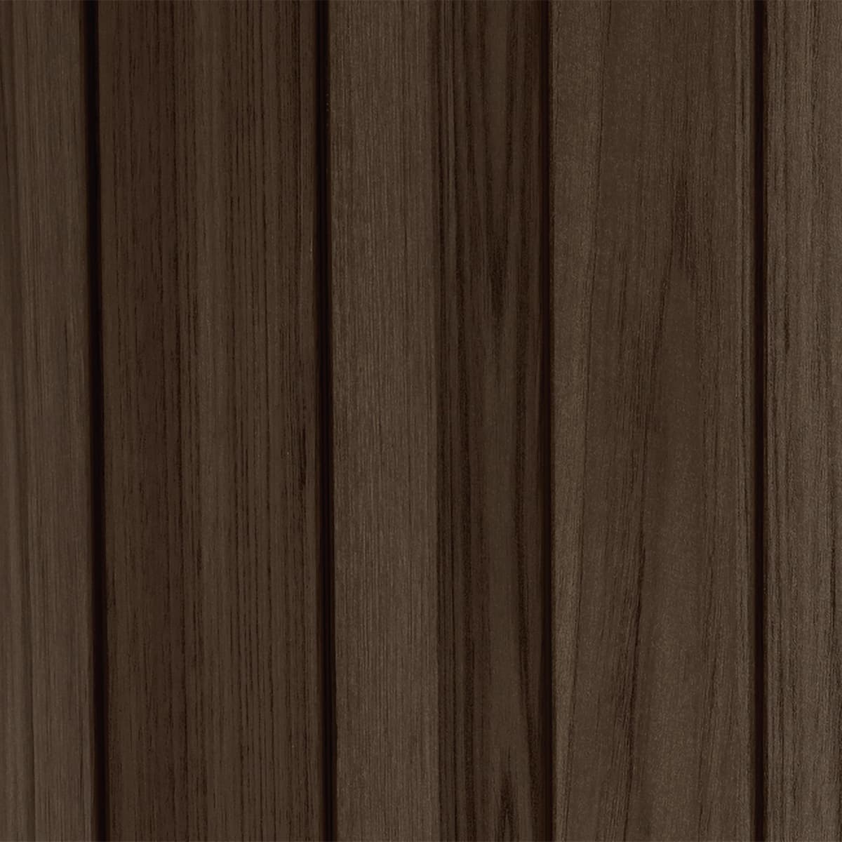 Keter Signature Ontario 870L Outdoor Storage Box – Rosewood | Weather‑Resistant Wood‑Look Storage Box with Lockable Lid, Extra Seating for 2, UV‑Protected Garden Storage — view 4