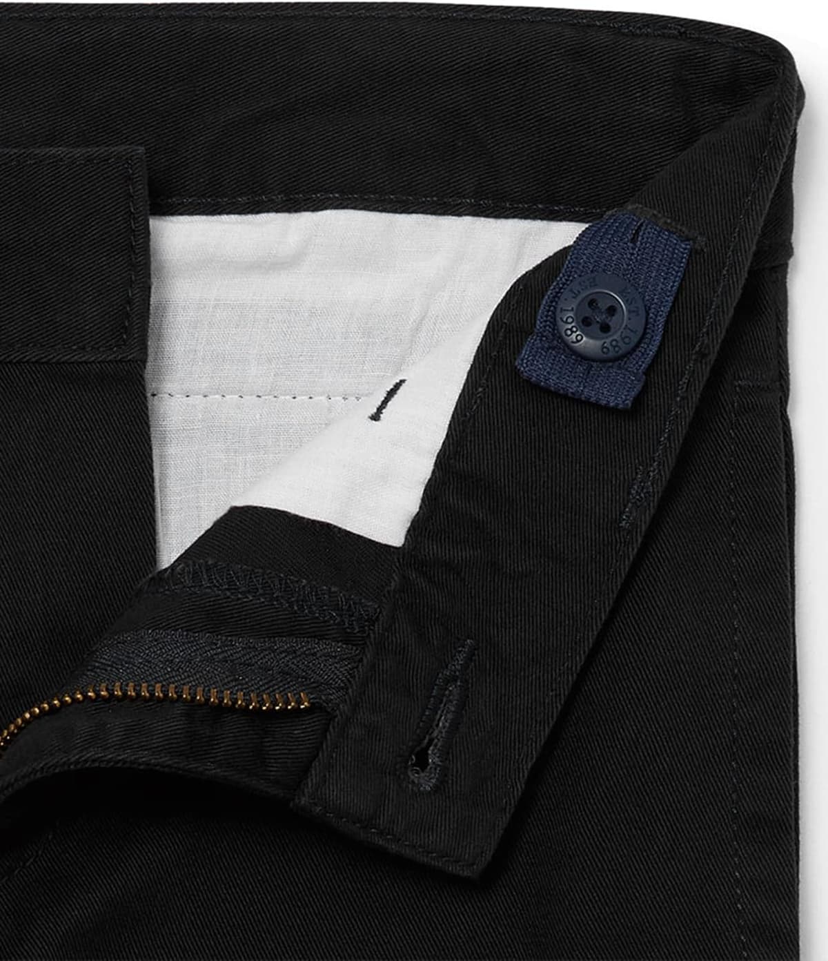 The Children's Place Boys Stretch Relaxed Straight Chino Pants 4 Black — view 2