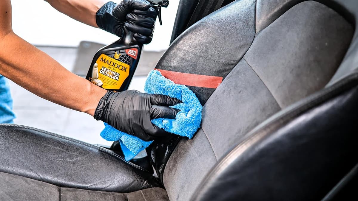 Maddox Detail - Car Leather Cleaner and Conditioner | Car Cleaning Skin Treatment | Cleaning Car Leather and Removal of Dirt  — view 4
