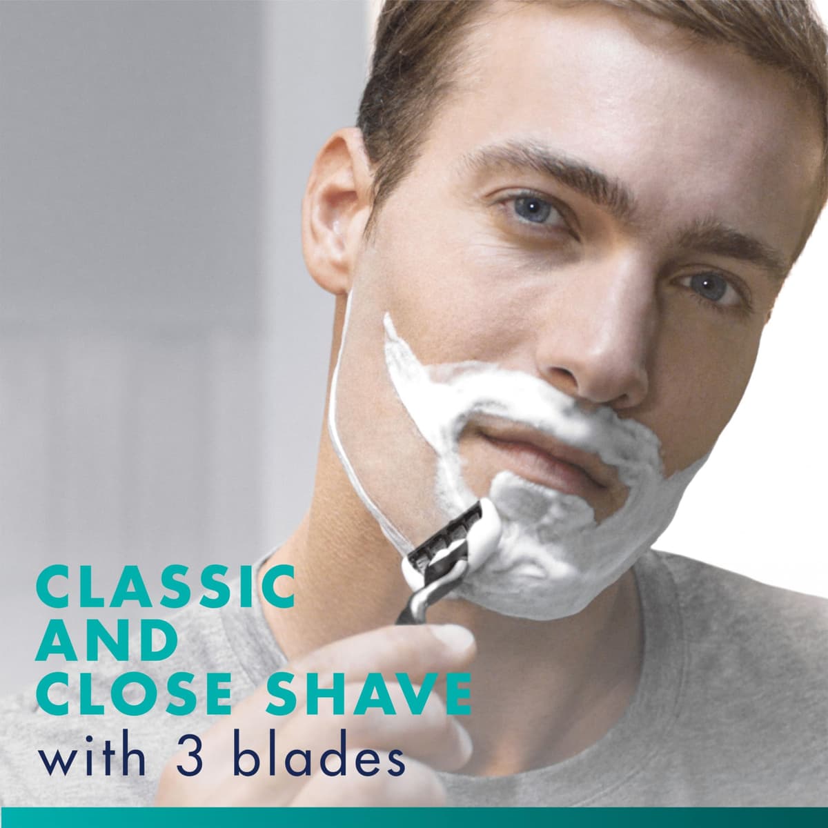 UEFA Champions League Special Edition Gillette Mach3 Men’s Razor Blade Refills, 12 Count, Engineered with Precision Cut Steel for Up to 15 Shaves Per Blade — view 3