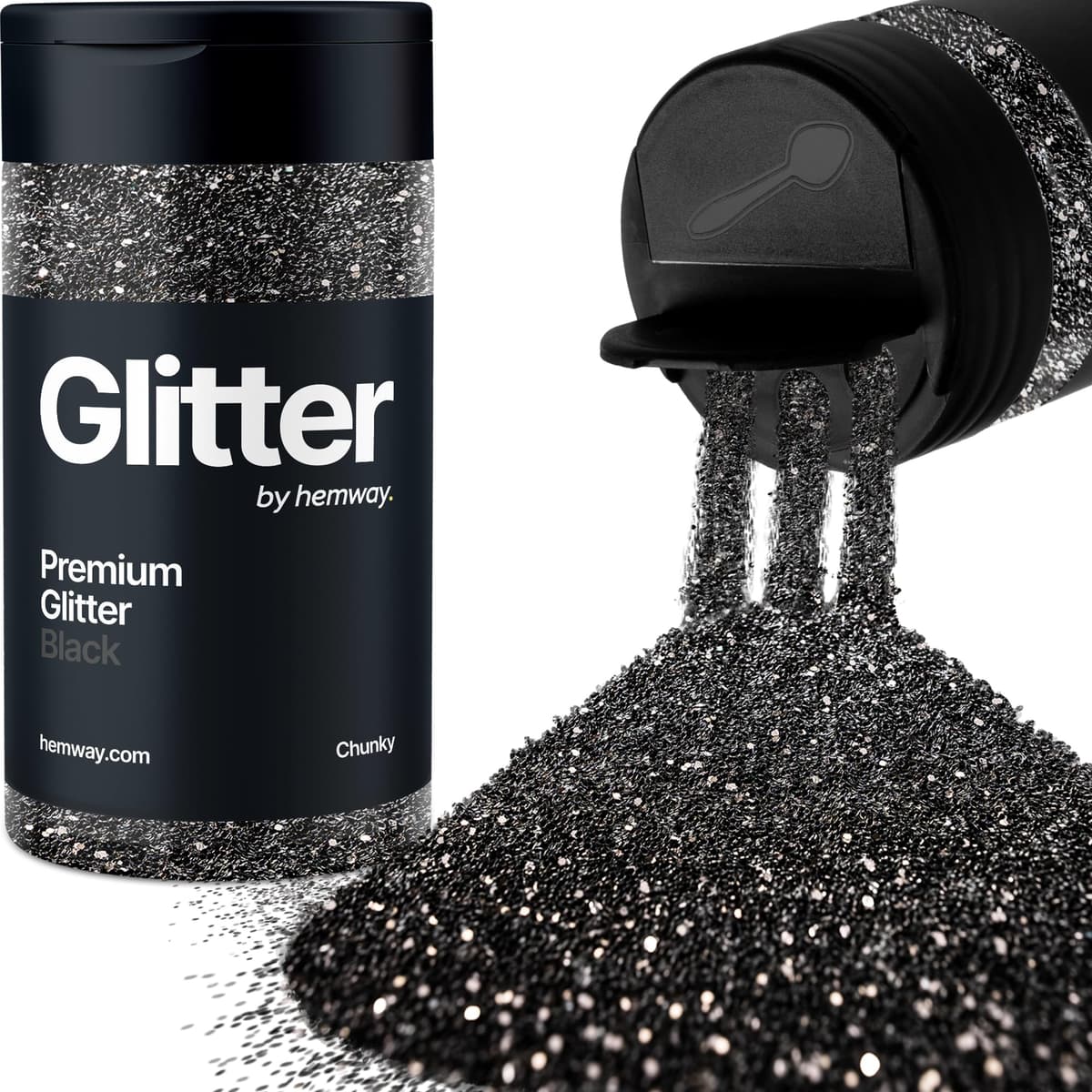 Light Rose Gold Glitter Shaker, 130g Ultrafine Glitter, Crafts 1/128" Metallic Flake Light Rose Gold Sequins, Resin & Epoxy Crafts, Decorating, Halloween, Christmas Nail, Face, Hemway — view 189