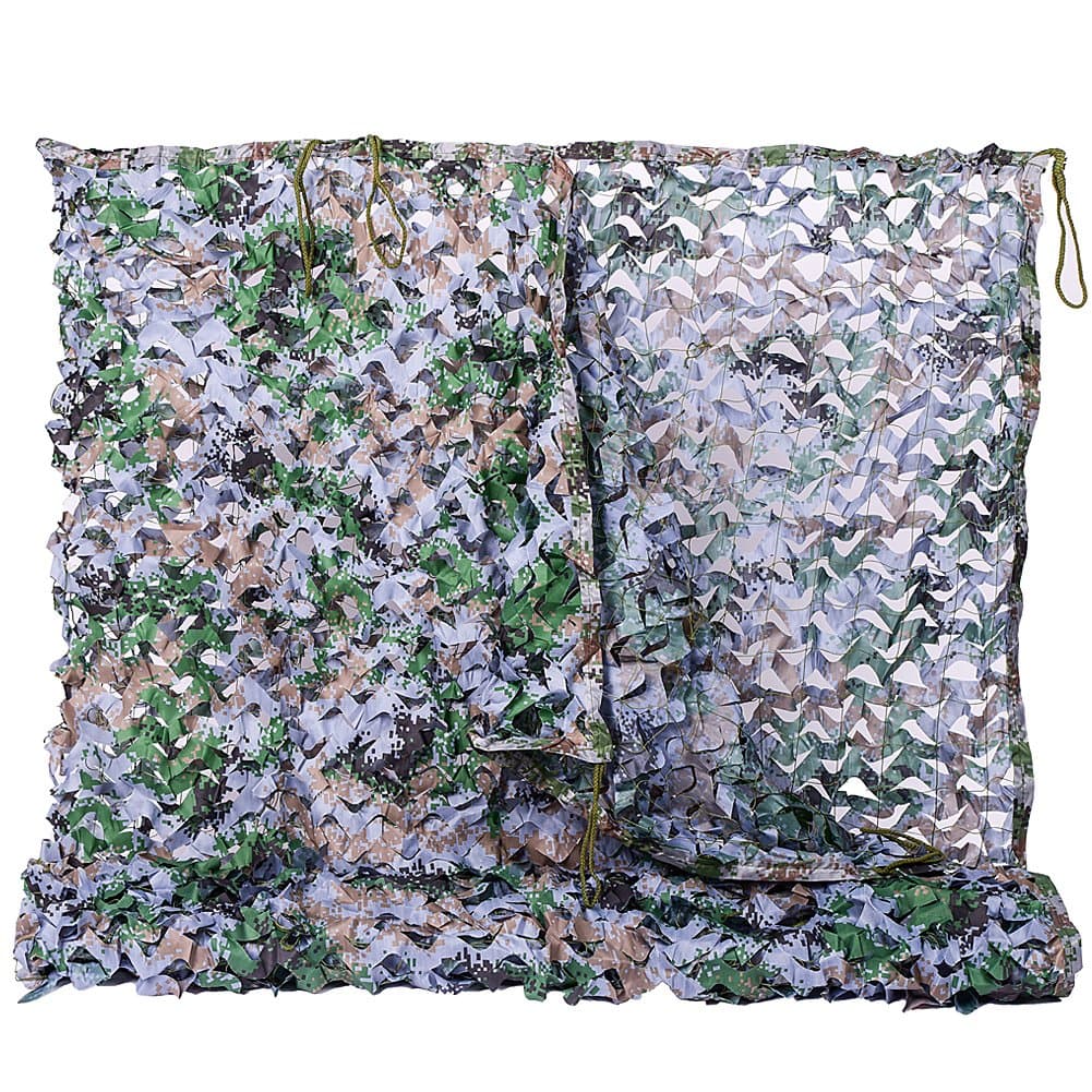 NINAT Red de Camuflaje para la Caza Redes de Camuflaje Militar el Camuflaje Cubre Objetos Decorar Acampar y Dar Sombra 1x2M,2x3M,1.5x4M,2x5M,2x6M,2x8M,3x3M,3x6M,4x5M,4x6M,5x5M,6x6M — view 16
