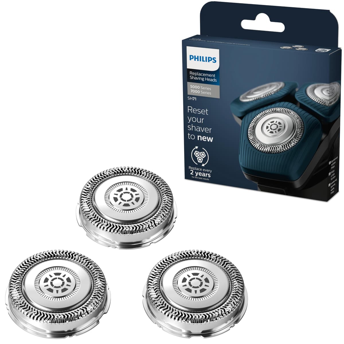 Philips SH71/50, Cabezal de Recambio, compatible con las Afeitadoras Eléctricas Hombre Philips Serie 7000 y 5000