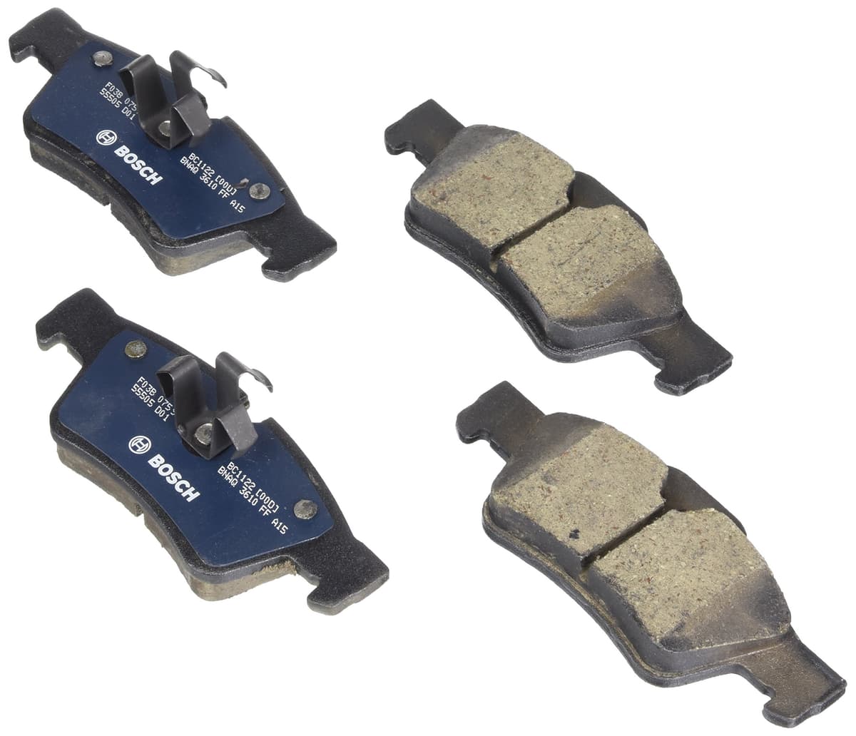 Bosch BC914 QuietCast Premium Ceramic Disc Brake Pad Set For: Acura ILX; Honda Accord, Civic, CR-V, Element, Fit, Front — view 68