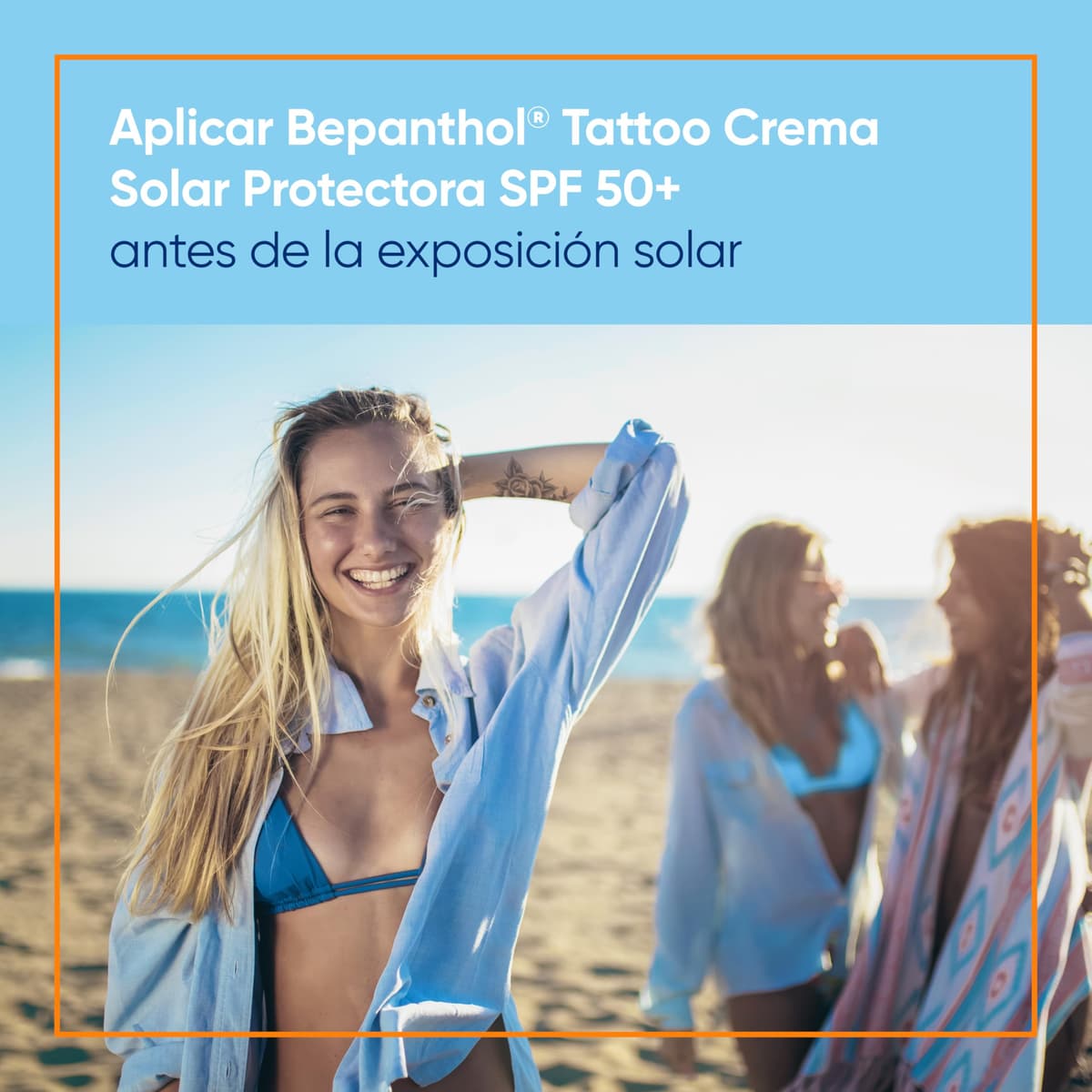 Bepanthol Tattoo Crema Solar 50, Proteccion Solar para Tatuajes SPF50, 50 ml — view 10