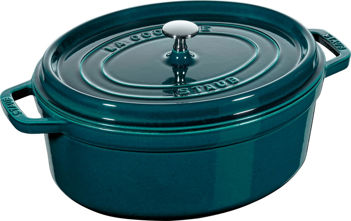 STAUB Cacerola/Cocotte de Hierro Fundido Ovalada, 17 cm, 1 L, Gris grafito — view 14
