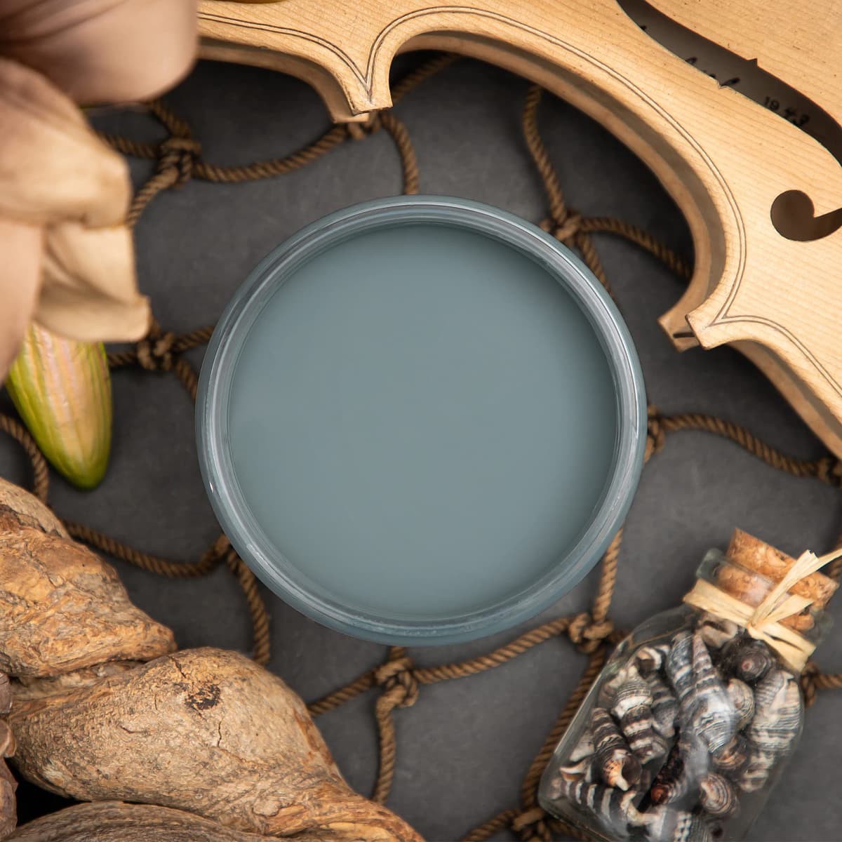 Dixie Belle Paint Company Chalk Finish Furniture Paint - Caviar (32oz) - Matte Black Chic Chalk Mineral DIY Furniture Paint — view 350
