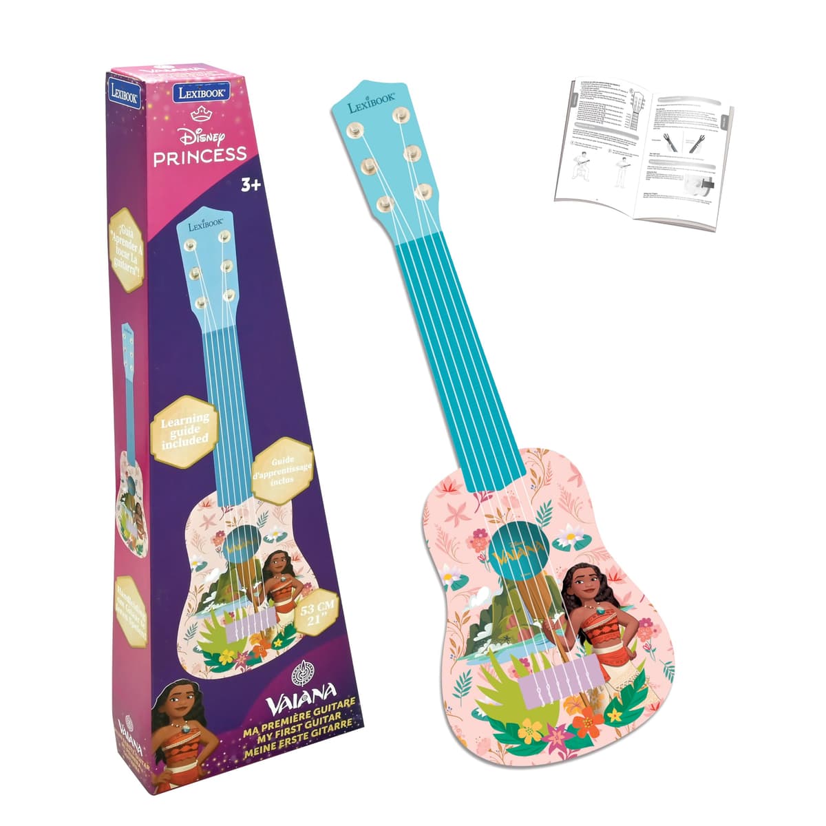 Lexibook, Gabby's Dollhouse, Mi Primera Guitarra para niños, 6 Cuerdas de Nylon, 53 cm, Guía incluida, Rosa, K200GDHLXB — view 23