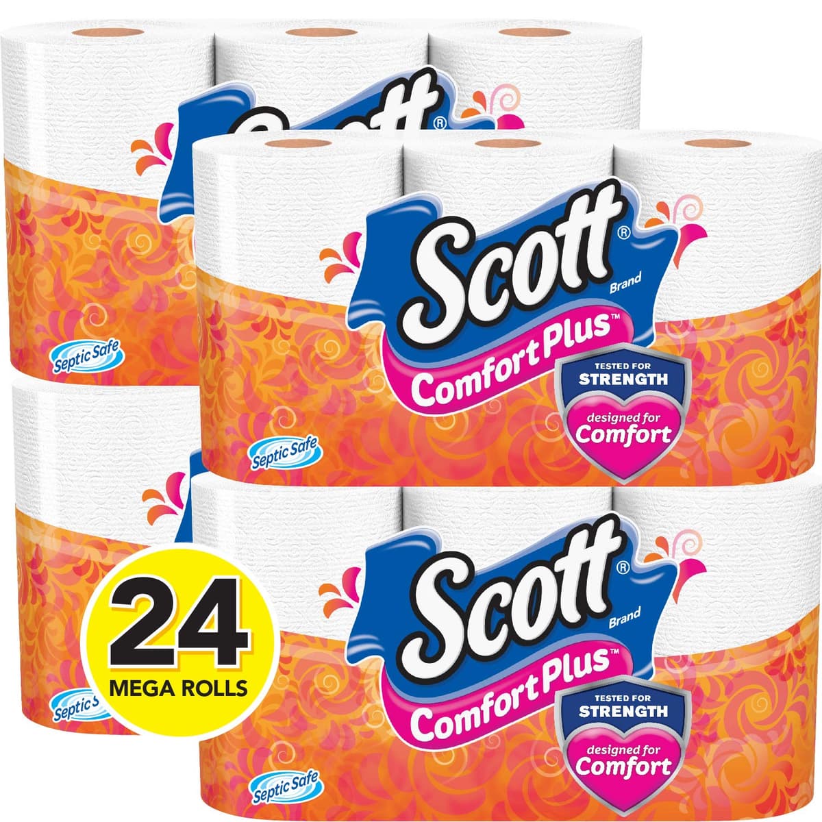 Scott Comfortplus Toilet Paper, Double Roll, Bath Tissue, 18 Count — view 27