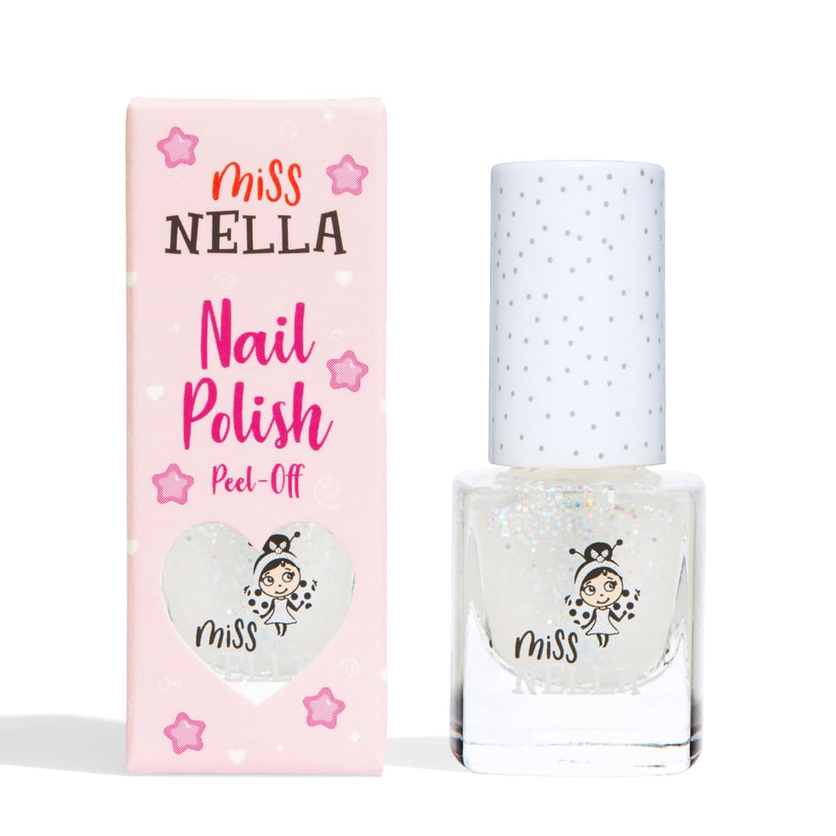 Miss Nella BLUEBERRY SMOOTHIE- Esmalte de uñas especial morada con brillantina para niños, con fórmula despegable, a base de agua y sin olor — view 47