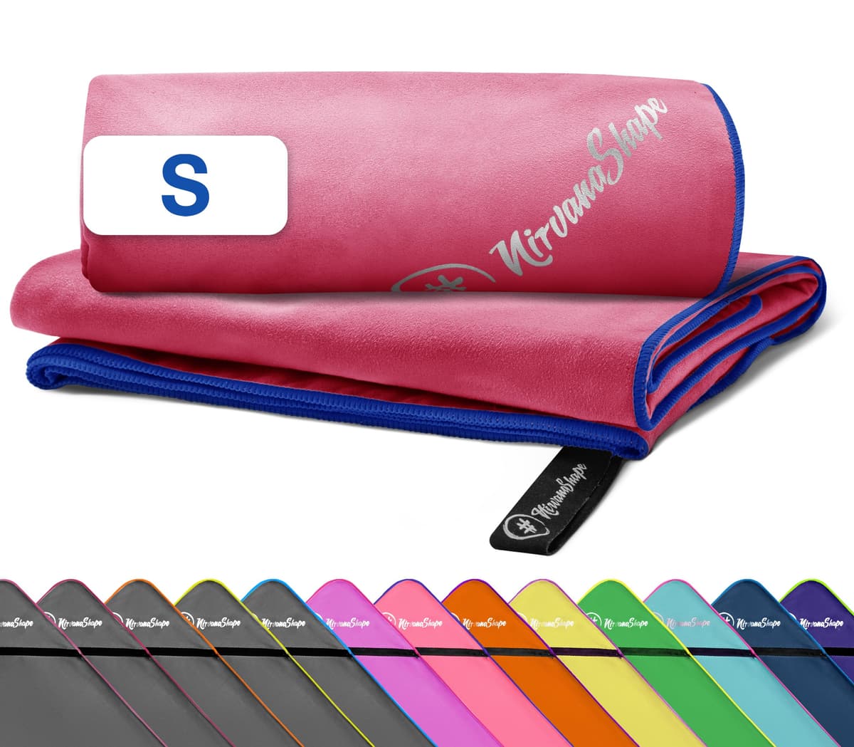NirvanaShape Toallas de Microfibra | Absorbentes, Ligeras, de Secado rápido | Toallas de baño, Toalla de Viaje, Toallas Deportivas | Ideales para Viajar, IR al Gimnasio, la Playa, Practicar Yoga — view 62