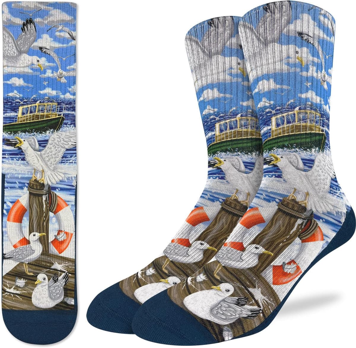 Good Luck Sock Women's Floral Dinosaurs Socks, Shoe Size 5-9 — view 5