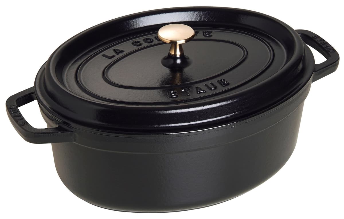 STAUB Cacerola/Cocotte de Hierro Fundido Ovalada, 17 cm, 1 L, Gris grafito — view 39