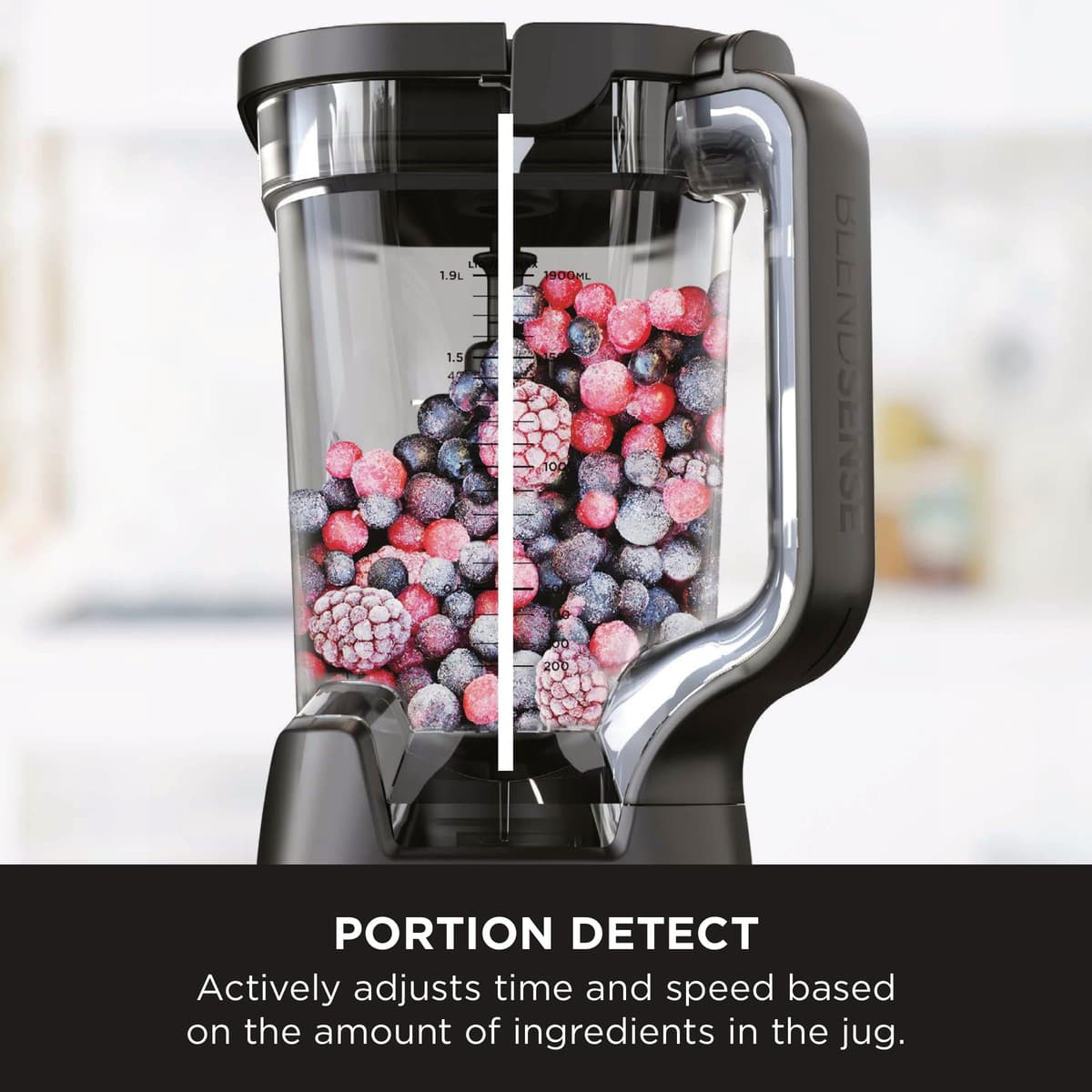 Ninja 3-in-1 Detect Power Blender Processor Pro, Powerful 1200W Blender, Food Processor Bowl, Dough Blade, 2x Single Serve Cups, Jug, Make Pizza Dough, Blend, Chop & Mix, Stone Gold, TB401UKSTGD — view 9