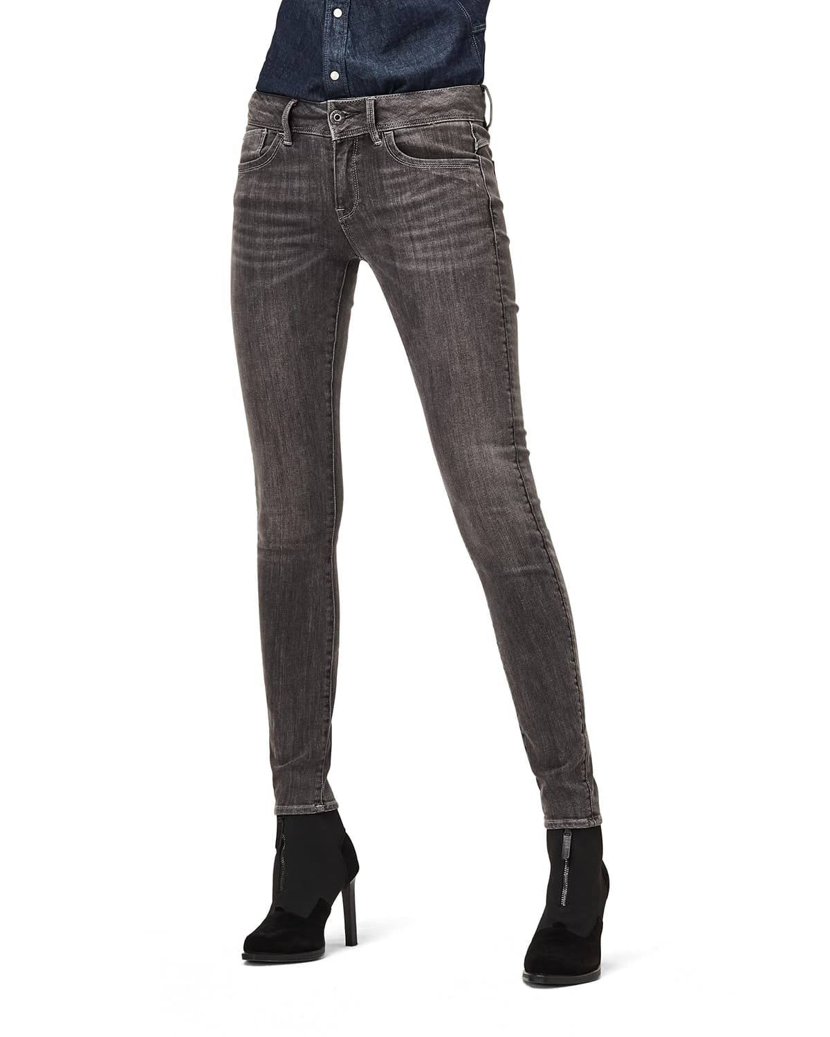 G-Star Lynn Mid Skinny Jeans - Vaqueros Mujer — view 65