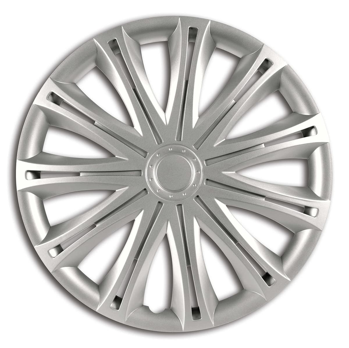 Juego de 4 Tapacubos de 14 Pulgadas Diseño Illinois RC Black, Acabado Negro y ABS Resistente a Fuertes Impactos, Duradero y Fiable con Anillo de sujeción Ajustable — view 26