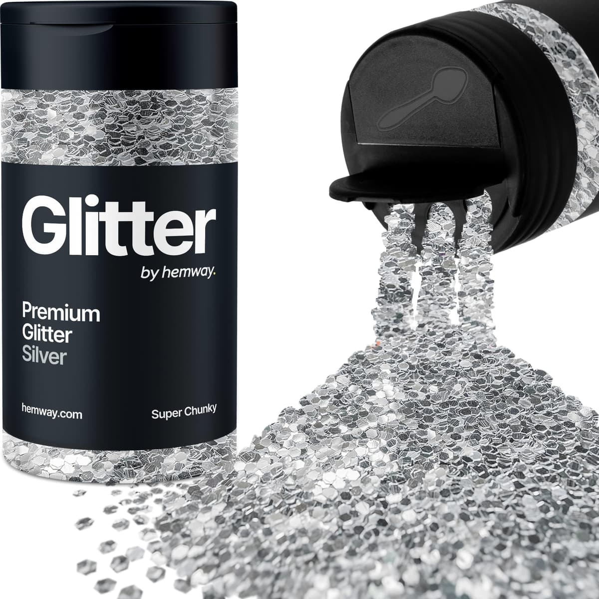 Light Rose Gold Glitter Shaker, 130g Ultrafine Glitter, Crafts 1/128" Metallic Flake Light Rose Gold Sequins, Resin & Epoxy Crafts, Decorating, Halloween, Christmas Nail, Face, Hemway — view 195