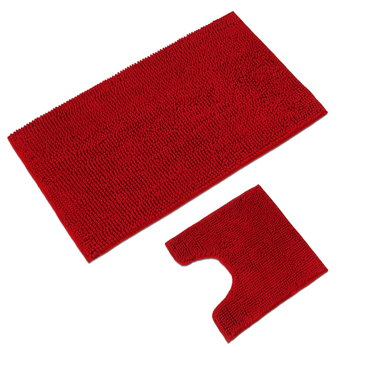 WohnDirect Alfombra Baño Gris 45x45cm • Alfombrilla baño Antideslizante y Lavable • Cómoda Y Súper Absorbente — view 85