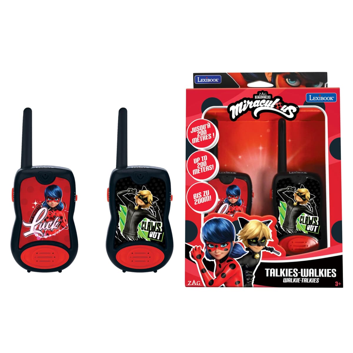 Lexibook, Super Mario, Walkie-talkies 200m, Juego de comunicación para niños, 2 Canales de comunicación, Clip para cinturón, a Pilas, Azul/Rojo, TW12NI — view 22