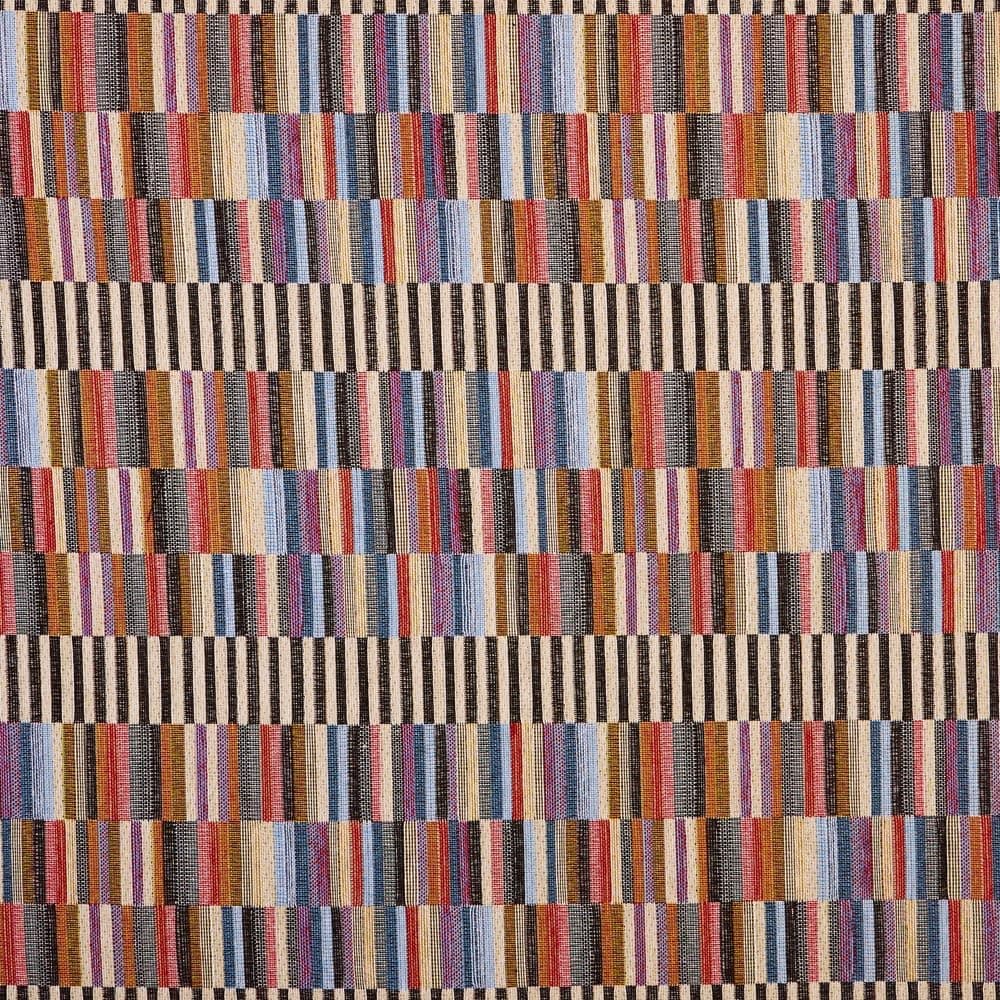 Kt KILOtela - Tela Tapicería, Jacquard Gobelino, Tapizar Sillas, Cojines, Cabecero, Sofá, Bolsos, Resistente al Desgaste, Costura, 100 cm Largo x 280 cm Ancho, Geométrico, Multicolor, 1 metro — view 20