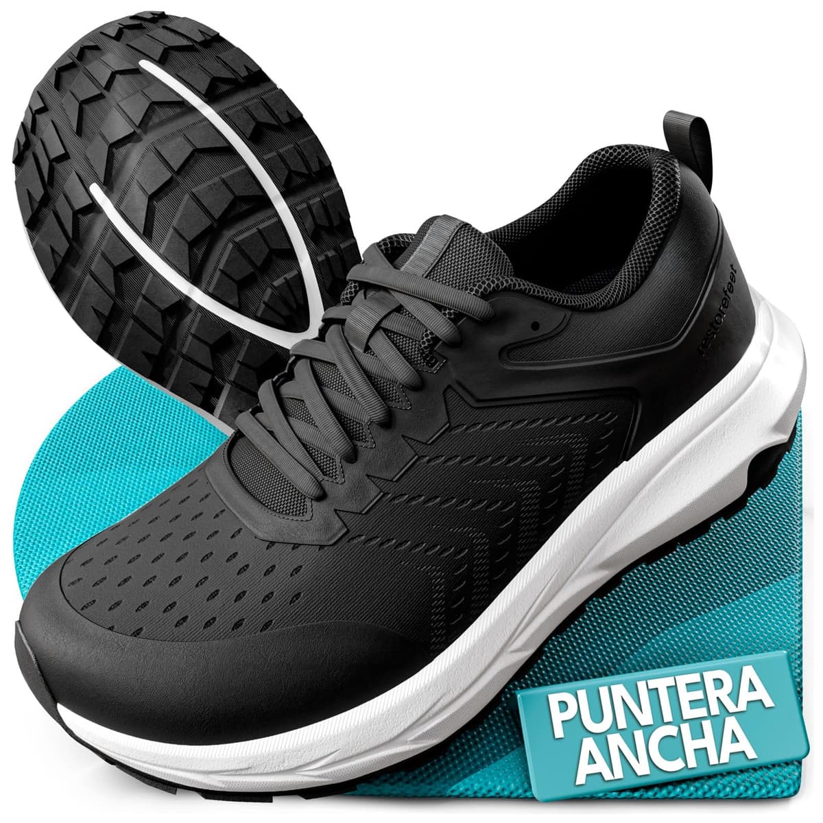 RestoreFeet Zapatillas Puntera Ancha | Hombre y Mujer Transición al Barefoot | Ideales para el Deporte