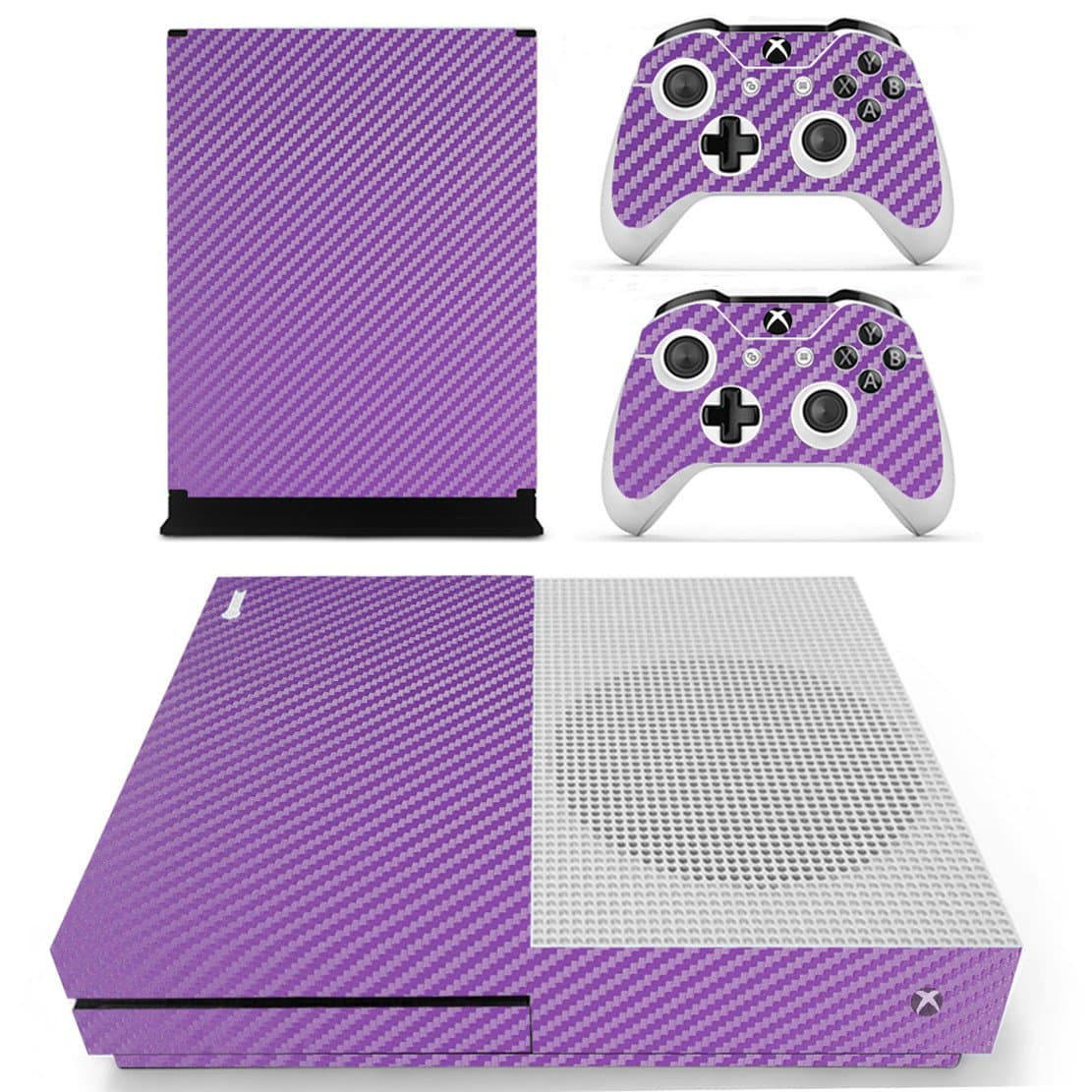 DOTBUY Vinyl Decal Full Body Skin Sticker For Microsoft Xbox One S Console And 2 Controllers And Kinect 2.0 (All White) — view 42