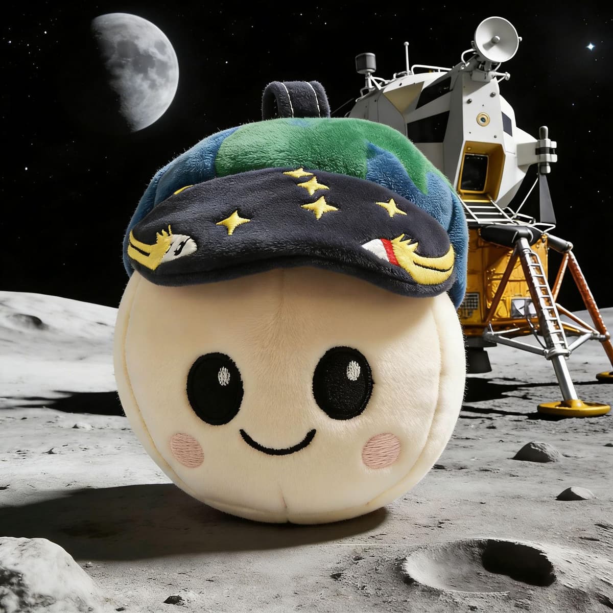 YIttings Rise Plush Mascot, Artemis II Plush Collection Plushs, Spacecraft Zero-Gravity Indicator, Lunar Aviation Commemorative Toy Ornament, Artemiss II Collectible Dolls for Astronomy Lovers — view 3
