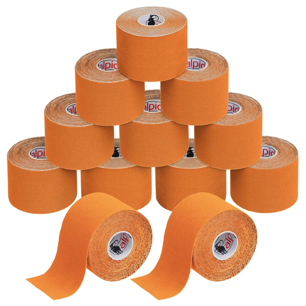 ALPIDEX Cinta Kinesiología Tape 1/3 / 6/12 Rollos Muchos Colores 5 m x 5 cm E- Book Ejemplos Aplicación Cinta Muscular Sin Látex Transpirable — view 15