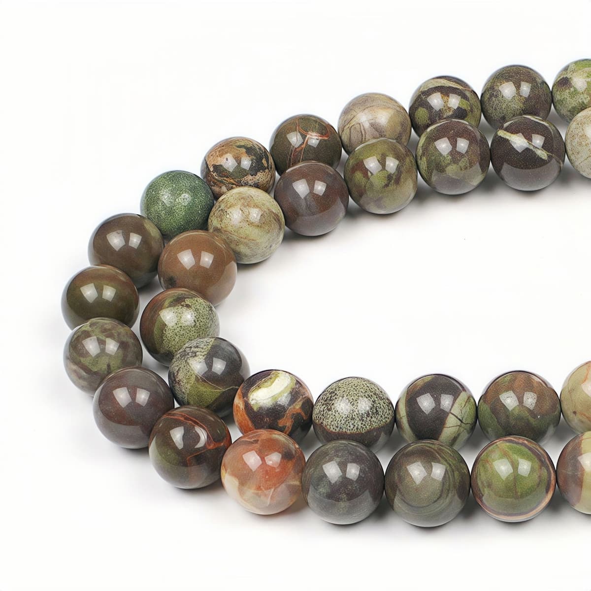 MJDCB 12mm 30 piezas Cuentas de Piedra Turquesa Rojo Sintéticas Redondas Sueltas Piedras Semipreciosas para Hacer Joyas Pulseras Collares — view 12