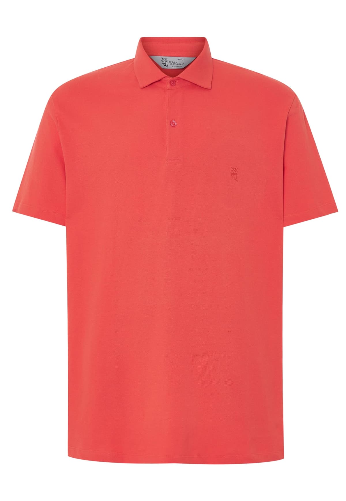 El Búho Nocturno Polo Hombre Manga Corta Algodón 100% Piqué Liso - Cuello Italiano Spread Firme Elegante - Regular Fit Holgado Largo - Deporte Casual Vestir Tallas Grandes S-5XL — view 13