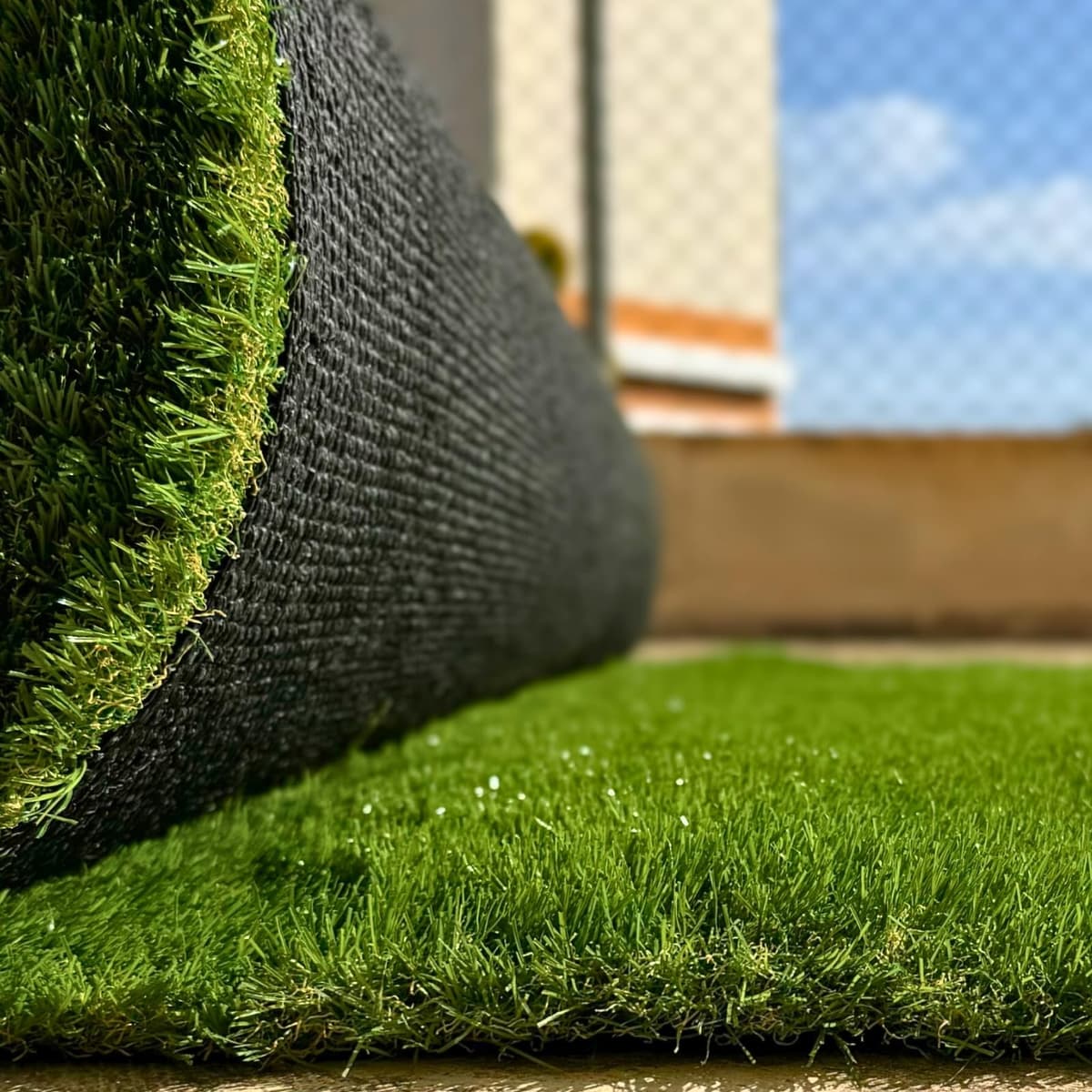Artificial Grass 40 mm Ideal for Terrace, Garden, Patio, Balcony. Artificial Grass Rolls Many Cuts Available. Mod Sevilla (2mx3m = 6m2) — view 4