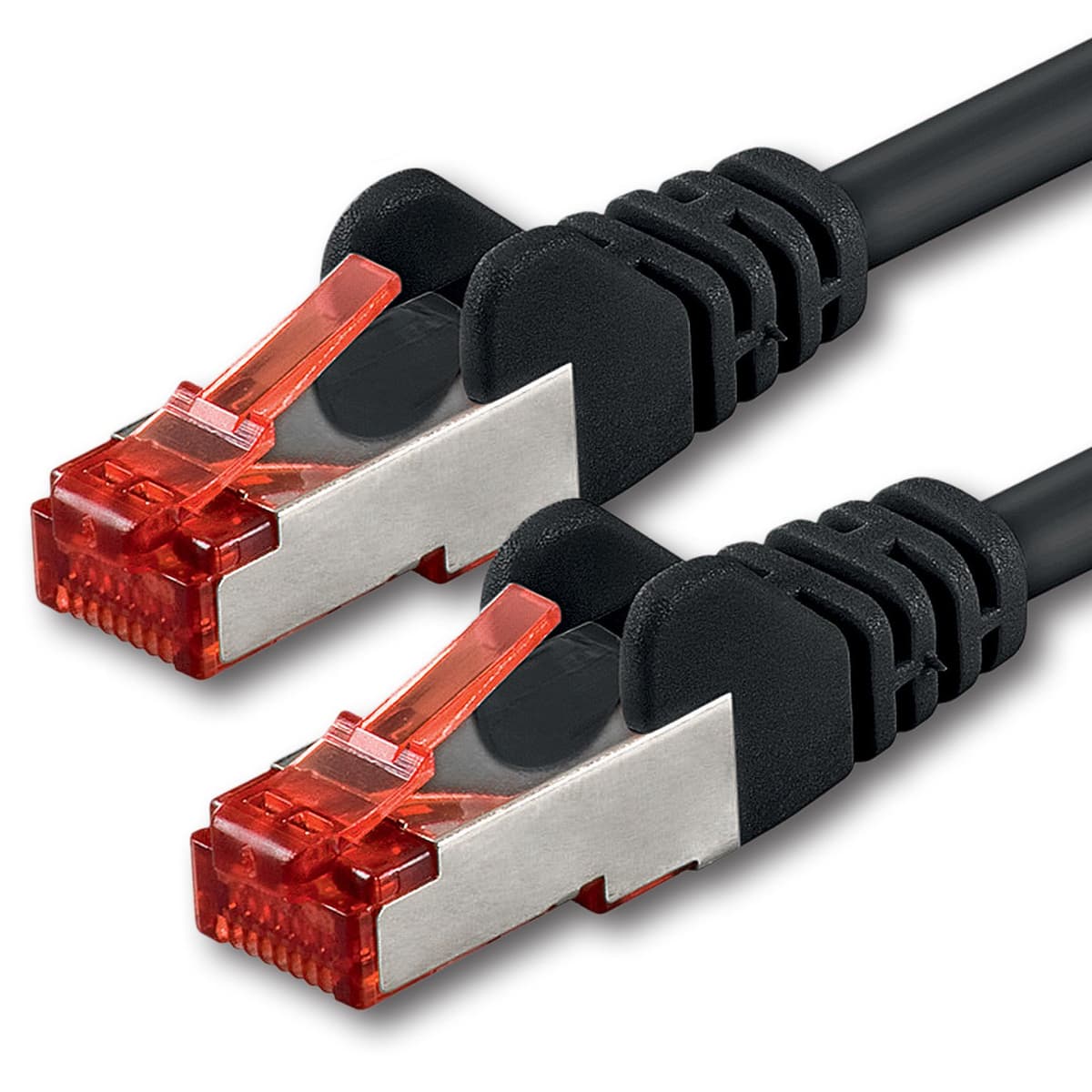 1aTTack.de 1x 5m - Cat 6 network cable patch cable Cat6 RJ45 SFTP - black — view 90