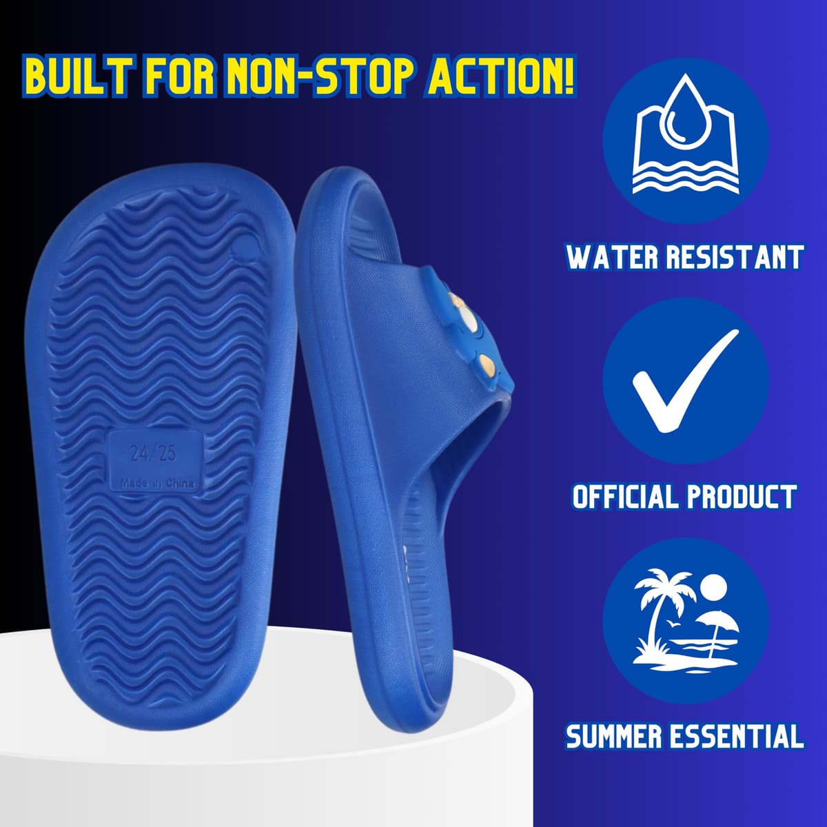 Sonic The Hedgehog Sandalias para Niños, Sandalias de Verano, Regalo Niños, Tallas EU 26 a 33 — view 6